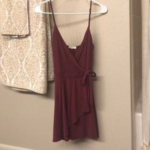 Maroon UO dress